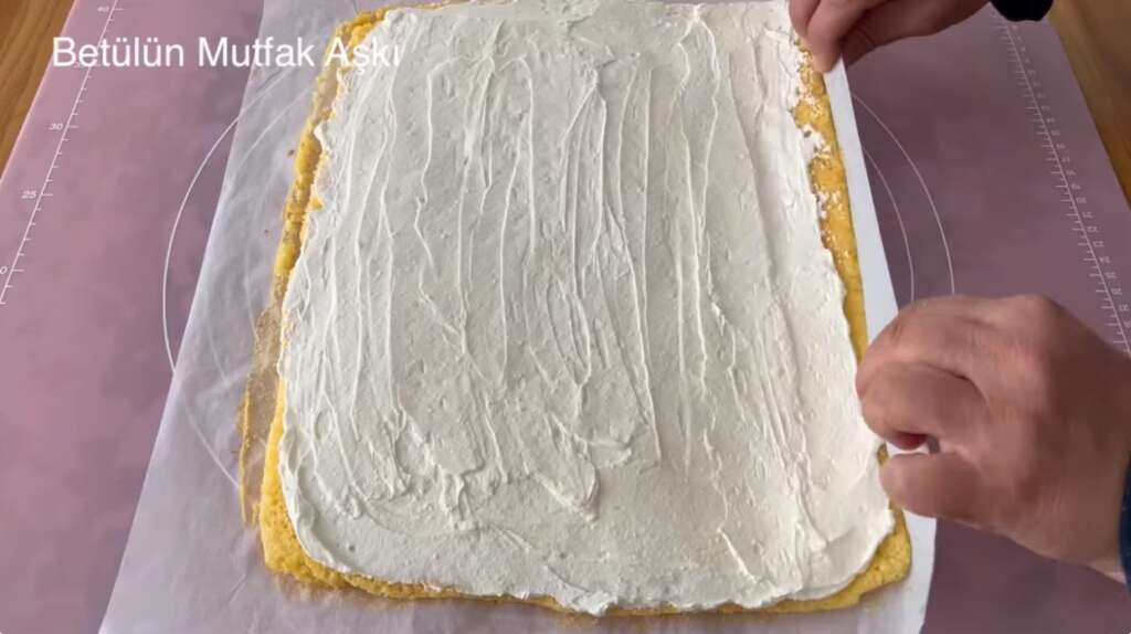 kremalı rulo pasta tarifi